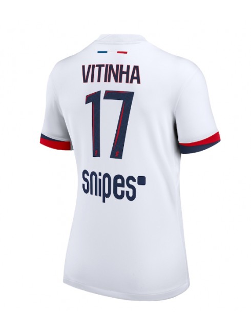 Paris Saint-Germain Vitinha #17 Replika Borta Kläder Dam 2025-26 Kortärmad Paris Saint-Germain Vitinha #17 Replika Borta Kläder Dam 2025-26 Kortärmad